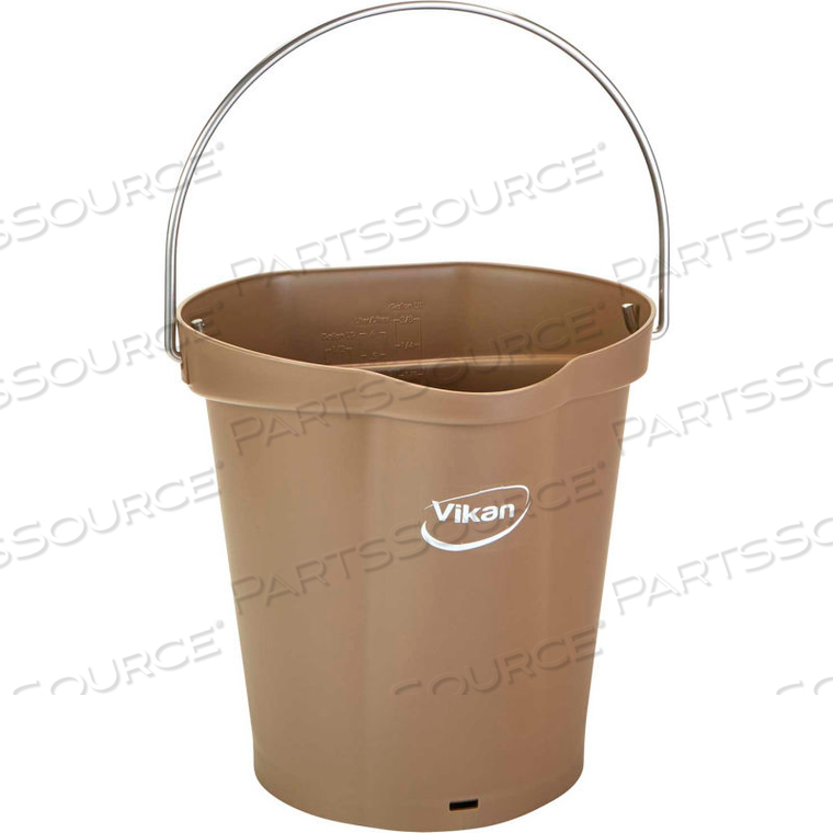 VIKAN 1.5 GALLON BUCKET, BROWN by Vikan