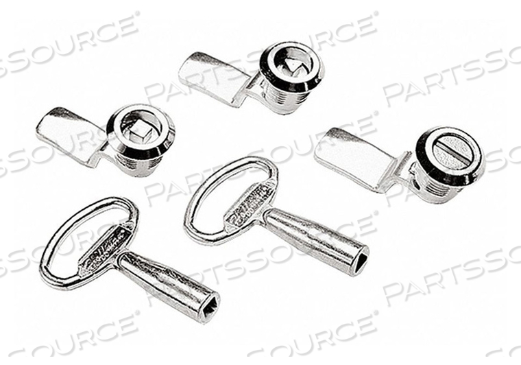 DOOR LATCH KIT FLUSH, SLOTTED INSERT by Hoffman