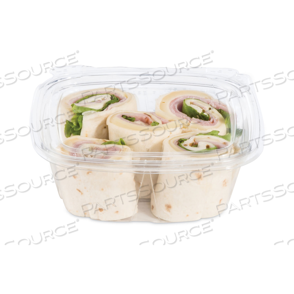 CLEARPAC SAFESEAL TAMPER-RESISTANT/EVIDENT CONTAINERS, FLAT LID, 12 OZ, 4.9 X 2 X 5.5, CLEAR, PLASTIC, 100/BAG by Dart Container Corporation CLEARPAC SAFESEAL TAMPER-RESISTANT/EVIDENT CONTAINERS, FLAT LID, 12 OZ, 4.9 X 2 X 5.5, CLEAR, PLASTIC, 100/BAG by Dart Container Corporation