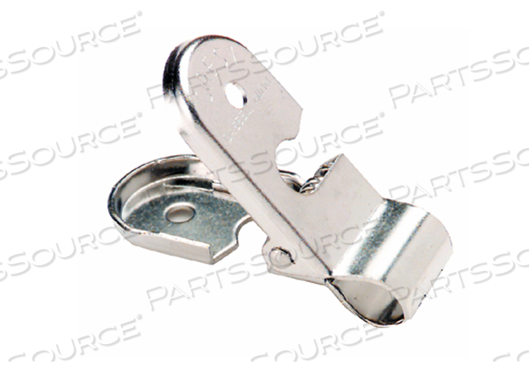 ROUNDED SECURITY CLIP, FOR LARGE CABLE, 5 CONDUCTOR CORDS, 1/3" DIAMETER CORD SLOT, WEAVE THROUGH HOLES, 1 PACK (10/PK) by Crest Healthcare