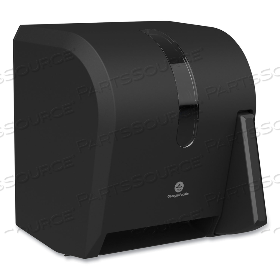 HYGIENIC PUSH-PADDLE ROLL TOWEL DISPENSER, 13 X 10 X 14.4, BLACK by Georgia-Pacific