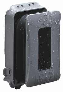WEATHERPROOF COVER GFCI 1-35/64 by Taymac