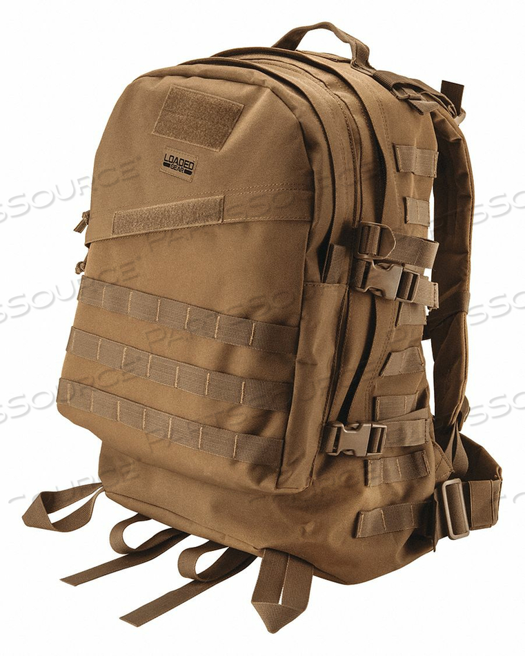 LOADED GEAR GX-200 TACTICAL BACKPACK 22" X 16" X 4" DARK EARTH by Barska