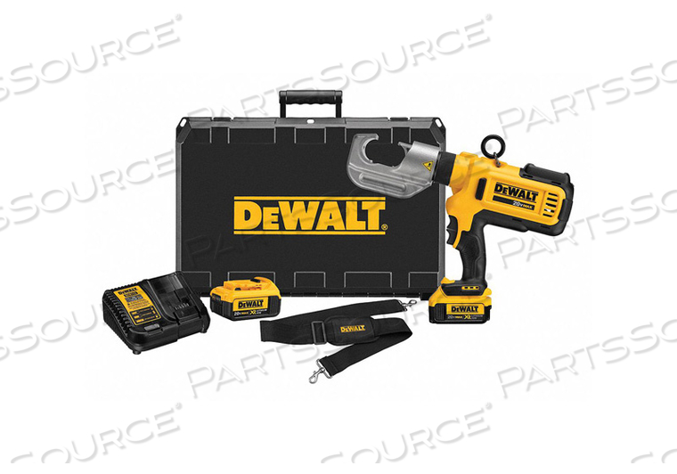 CORDLESS CRIMPING TOOL KIT 20.0V 12 TONS by DeWalt CORDLESS CRIMPING TOOL KIT 20.0V 12 TONS by DeWalt