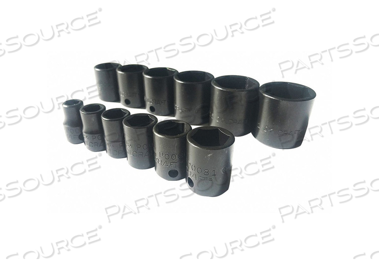 SOCKET SET 12 PCS. 3/8 DRIVE SIZE SAE by Ability One SOCKET SET 12 PCS. 3/8 DRIVE SIZE SAE by Ability One