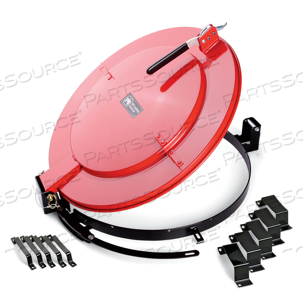 PIG LATCHING LID WITH FAST-LATCH RING FOR POLY DRUM by New Pig Corporation