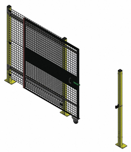 MACHINE GUARD SLIDE DOOR OPEN RIGHT by Velox