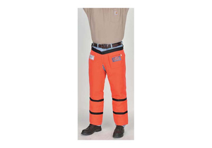 CHAIN SAW CHAPS ORANGE 33 IN L by Elvex CHAIN SAW CHAPS ORANGE 33 IN L by Elvex