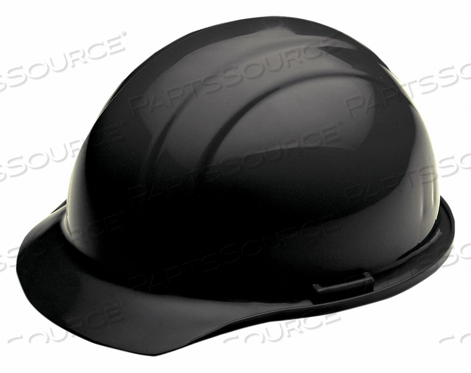 HARD HAT TYPE 1 CLASS E PINLOCK BLACK by ERB Safety
