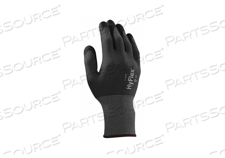 COATED GLOVES NITRILE BLACK/GRAY 6 PR by Ansell Healthcare