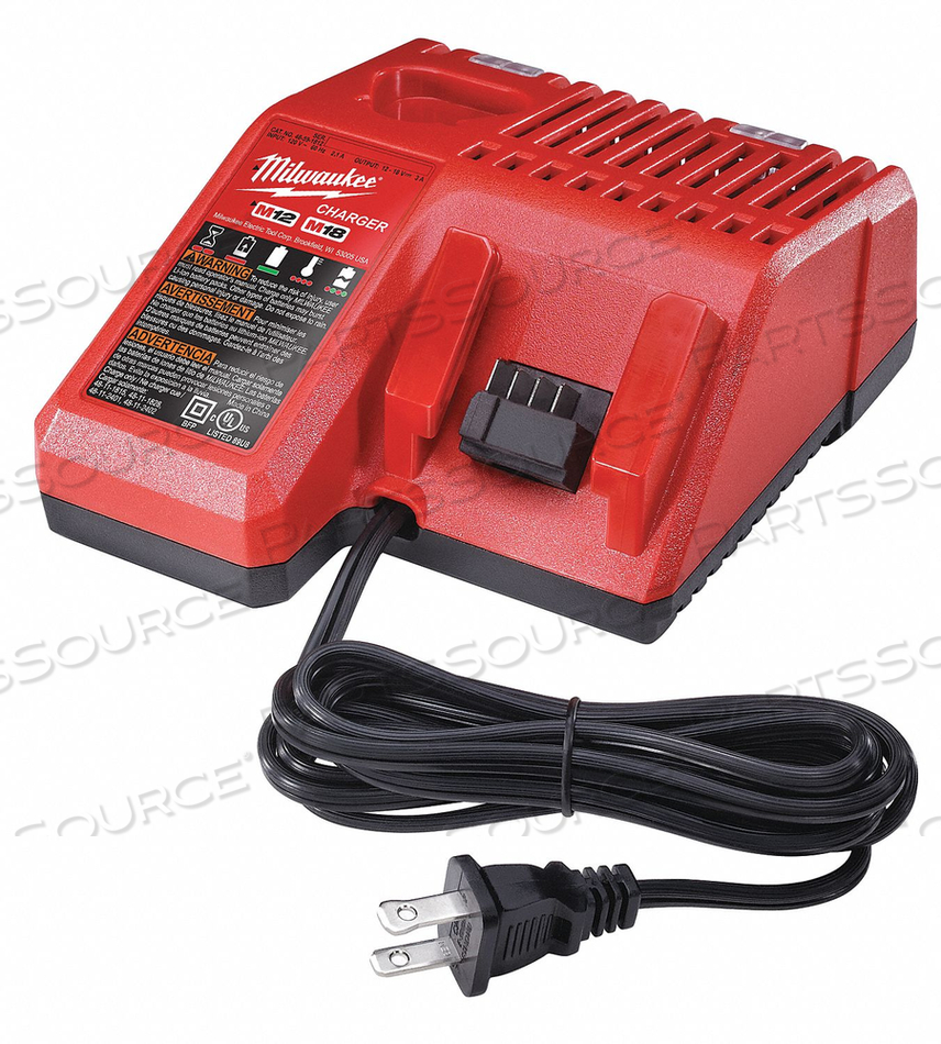 48-59-1812 MILWAUKEE M18 AND M12 MULTI-VOLTAGE COMBO CHARGER by Milwaukee Electric Tools