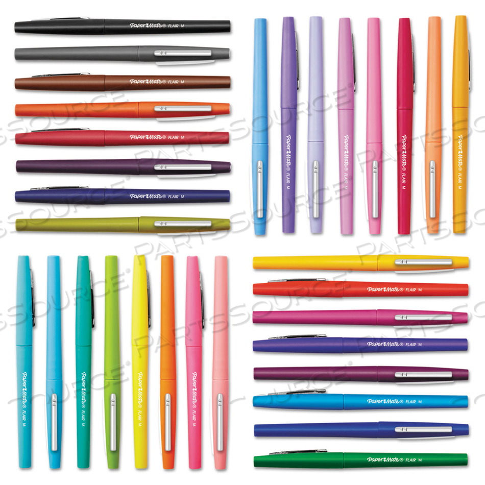 FLAIR CANDY POP POROUS POINT PEN, STICK, MEDIUM 0.7 MM, ASSORTED INK AND BARREL COLORS by Paper Mate FLAIR CANDY POP POROUS POINT PEN, STICK, MEDIUM 0.7 MM, ASSORTED INK AND BARREL COLORS by Paper Mate