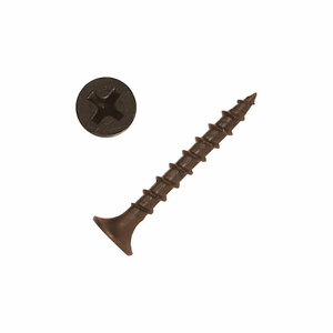 #6 X 1-1/4" PHILLIPS BUGLE HEAD DRYWALL SCREW - STEEL - FULL THREAD - COARSE - PKG OF 8000 by Screw Products, Inc.