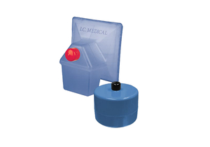 SAFEGUARD BLUE HYDROPHOBIC ULPA FILTER WITH BUILT-IN FLUID TRAP by I.C. Medical, Inc.