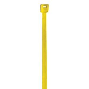 COLORED CABLE TIES, 18#, 4", YELLOW, 1000/CASE by BOX Partners (Box Acquisitions, LLC)