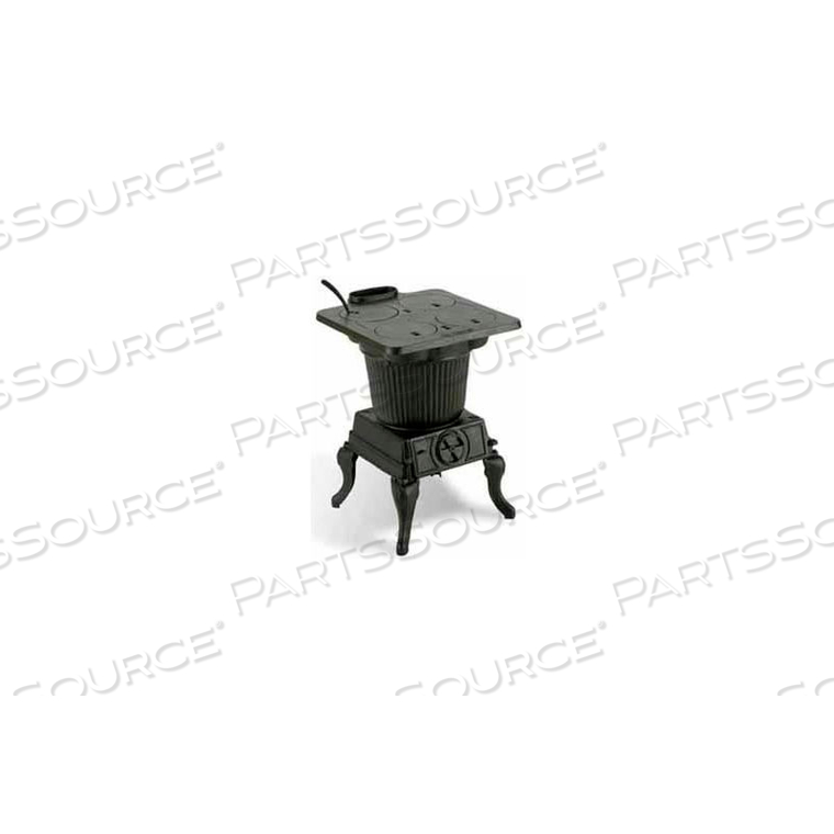 VOGELZANG RANCHER CAST IRON COAL STOVE HEATER, 60000 BTU 