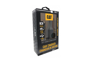 USB CAR CHARGER CHARGES UP TO 2 DEVICES by CAT