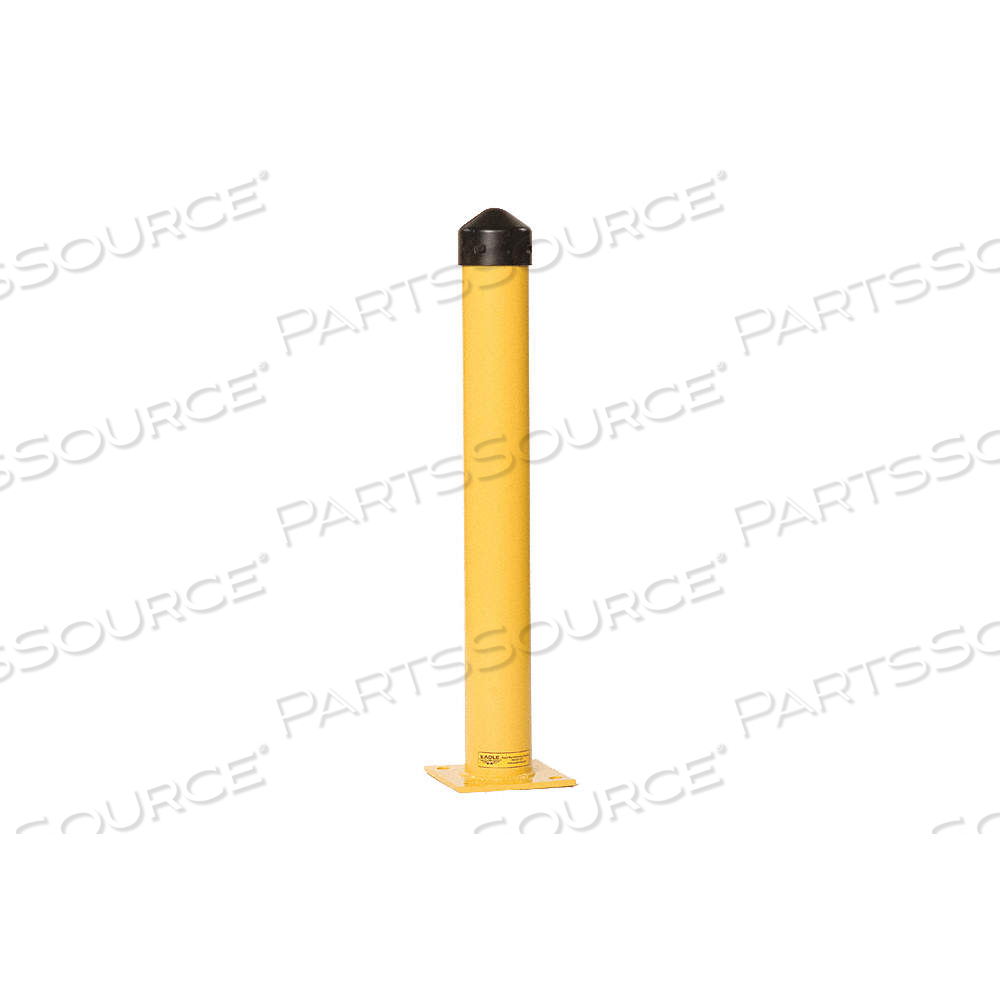 BOLLARD, BOLT-ON, 36 IN INSTALL HT, 6 3/5 IN DIA, CARBON STEEL, YELLOW by Approved Vendor BOLLARD, BOLT-ON, 36 IN INSTALL HT, 6 3/5 IN DIA, CARBON STEEL, YELLOW by Approved Vendor