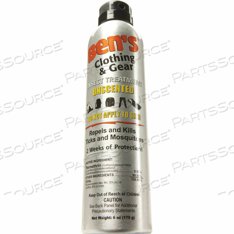 CLOTHING AND GEAR 6OZ. CONTINUOUS SPRAY by Ben's