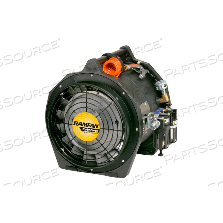 RAMFAN 12" INTRINSICALLY SAFE AIR DRIVEN BLOWER, MODEL AFI75 2042 CFM by Euramco Group RAMFAN 12" INTRINSICALLY SAFE AIR DRIVEN BLOWER, MODEL AFI75 2042 CFM by Euramco Group