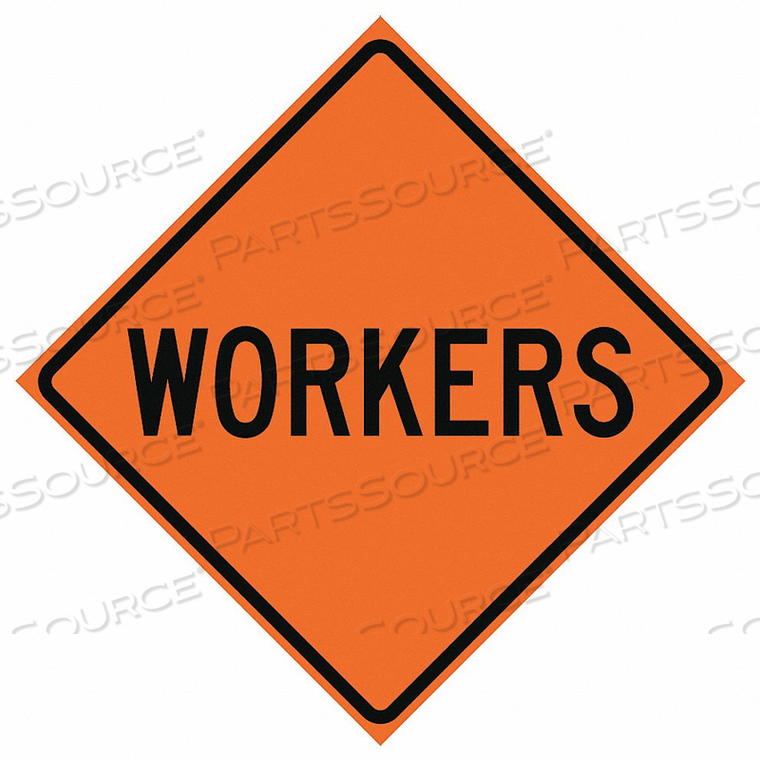 ROLL UP TRAFFIC SIGN 36 H 36 W VINYL by Eastern Metal Signs And Safety ROLL UP TRAFFIC SIGN 36 H 36 W VINYL by Eastern Metal Signs And Safety