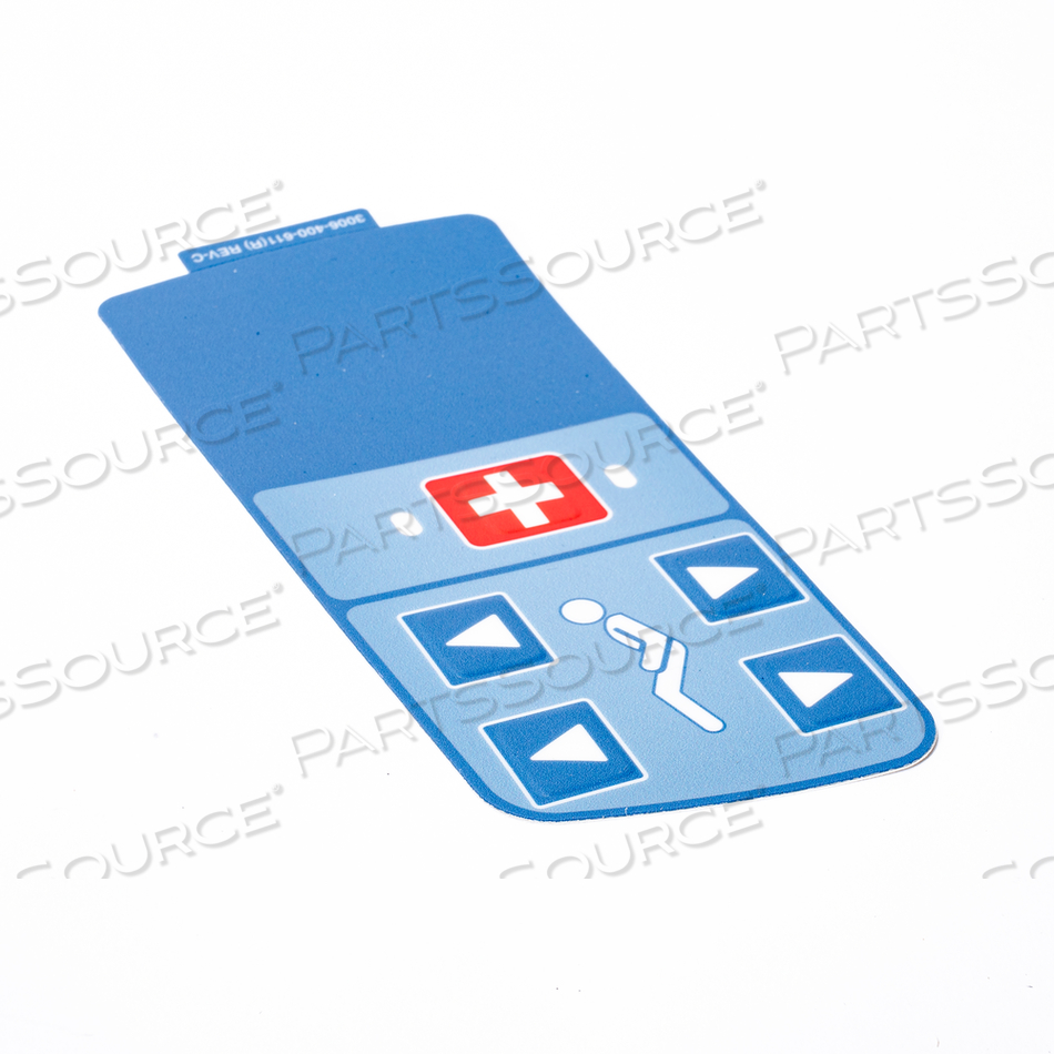 NURSE CALL LABEL, INNER RIGHT FOR HEAD END SIDERAIL ASSEMBLY by Stryker Medical