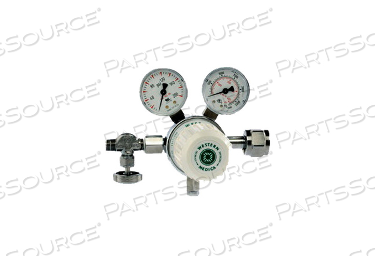 NITROGEN PRESSURE REGULATOR, BRASS, CGA 960, 0 TO 15 PSI by Western Enterprises