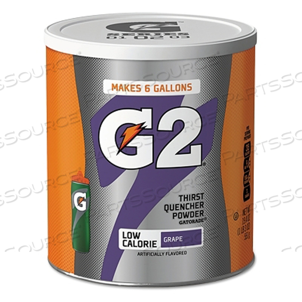 G2 POWDER, GRAPE, 19.4 OZ, CANISTER by Gatorade G2 POWDER, GRAPE, 19.4 OZ, CANISTER by Gatorade