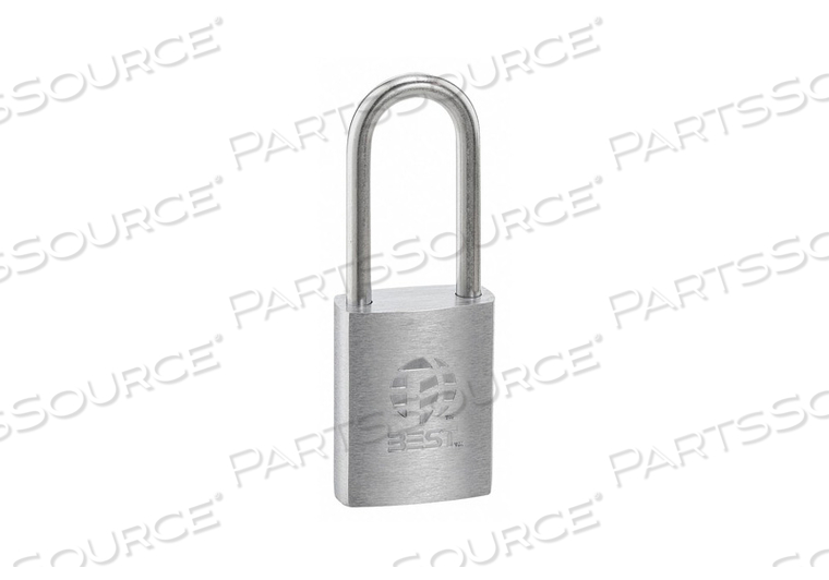 PADLOCK 7/8 IN RECTANGLE SILVER by Best PADLOCK 7/8 IN RECTANGLE SILVER by Best