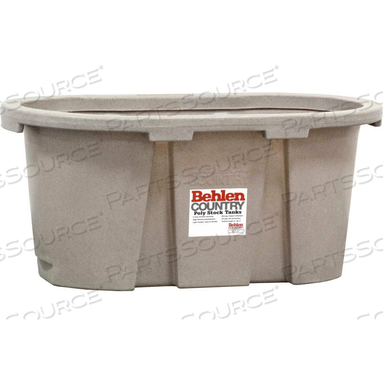 POLY STOCK TANK 2'X2'X4' ROUND END 100 GALLON by Behlen Mfg. POLY STOCK TANK 2'X2'X4' ROUND END 100 GALLON by Behlen Mfg.