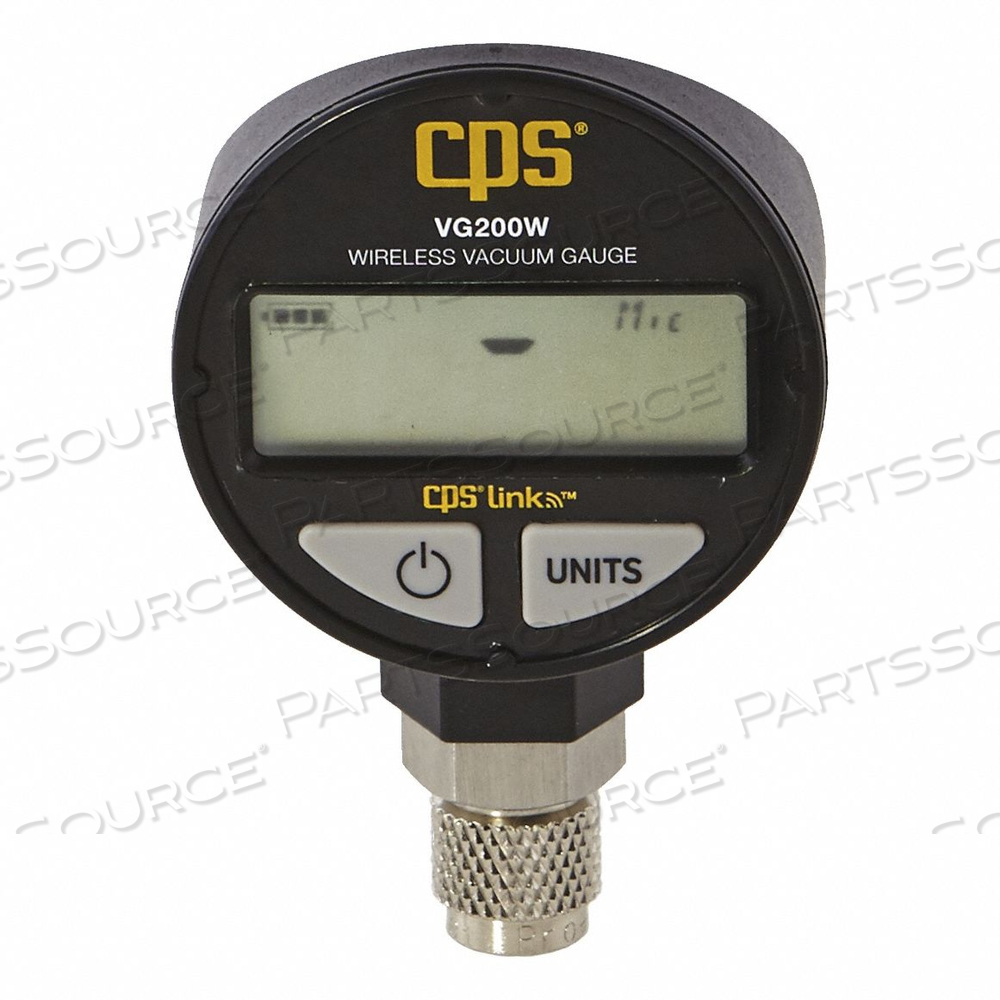 VACUUM GAUGE WIRELESS 1/4 FLARE by Blackmax