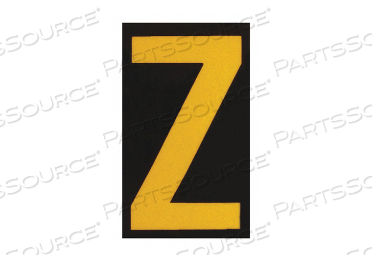REFLECTIVE NUMBERS AND LETTERS Z PK25 by Brady Americas REFLECTIVE NUMBERS AND LETTERS Z PK25 by Brady Americas