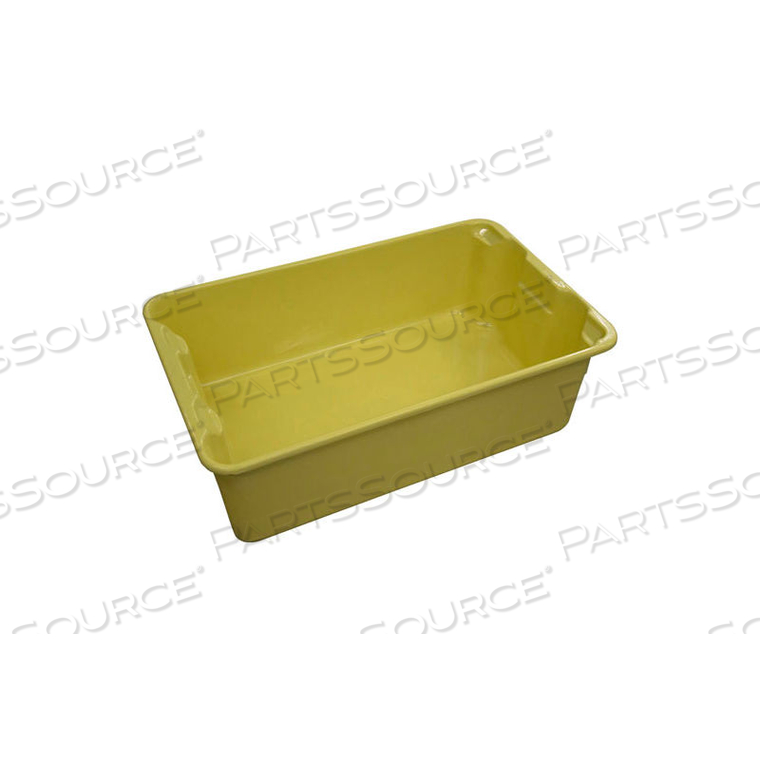 NEST AND STACK TOTE 780308 - 19-3/4" X 12-1/2" X 6" YELLOW by Molded Fiberglass