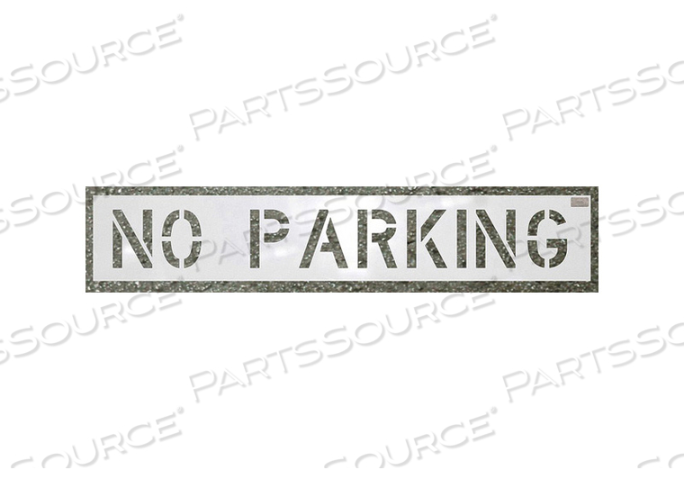 STENCIL NO PARKING 10 X 36 IN. by C.H. Hanson STENCIL NO PARKING 10 X 36 IN. by C.H. Hanson