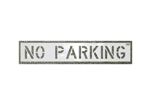 STENCIL NO PARKING 10 X 36 IN. by C.H. Hanson