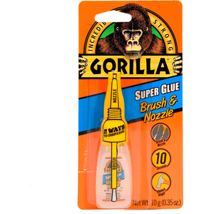 SUPER GLUE BRUSH & NOZZLE, 10 GRAMS by Gorilla Glue SUPER GLUE BRUSH & NOZZLE, 10 GRAMS by Gorilla Glue