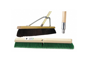 PUSH BROOM HEAD AND HANDLE 36 GREEN by Tough Guy