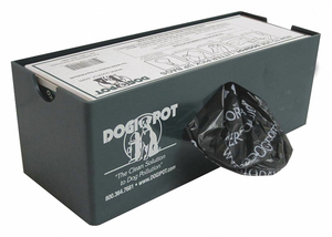 BAG DISPENSER SINGLE ROLL ALUMINUM by Dogipot BAG DISPENSER SINGLE ROLL ALUMINUM by Dogipot