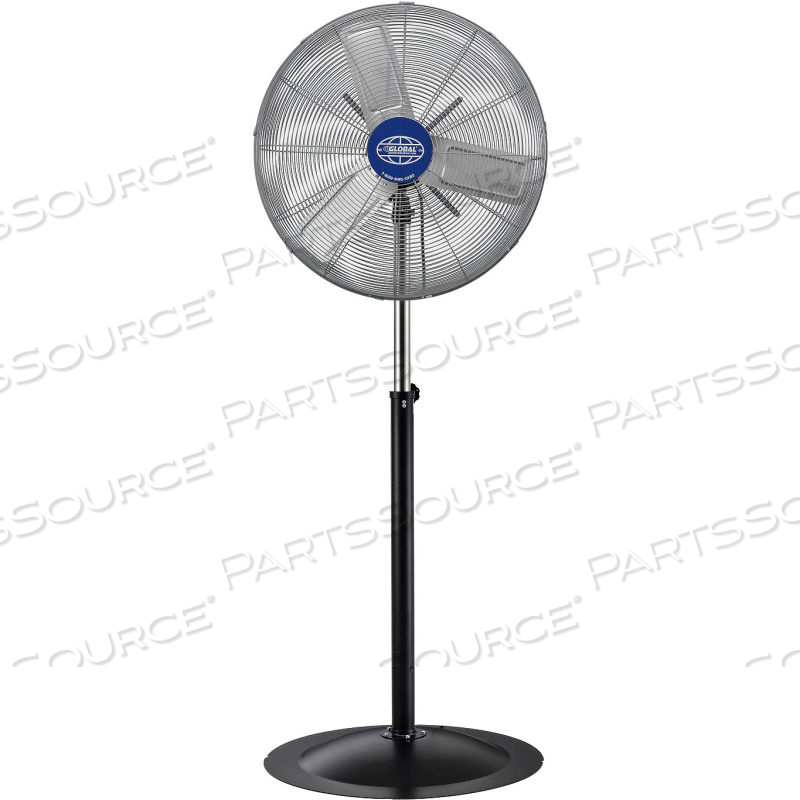 24" DELUXE INDUSTRIAL PEDESTAL FAN - OSCILLATING - 7525 CFM - 1/2 HP by Approved Vendor 24" DELUXE INDUSTRIAL PEDESTAL FAN - OSCILLATING - 7525 CFM - 1/2 HP by Approved Vendor