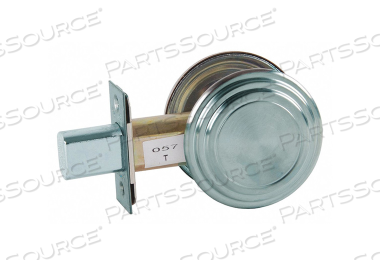 DEADBOLT LESS CYLINDER SATIN NICKEL by Arrow