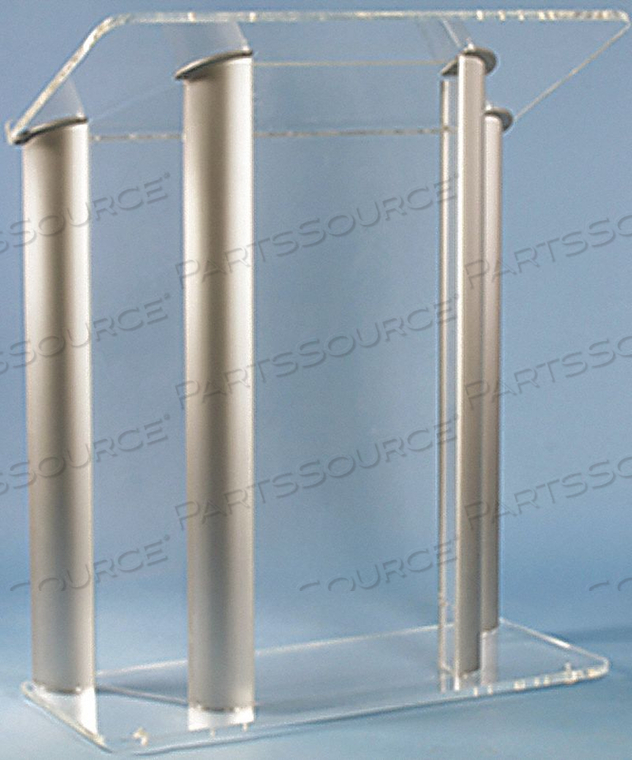 LECTERN CLEAR ACRYLIC 47X27X16 IN 