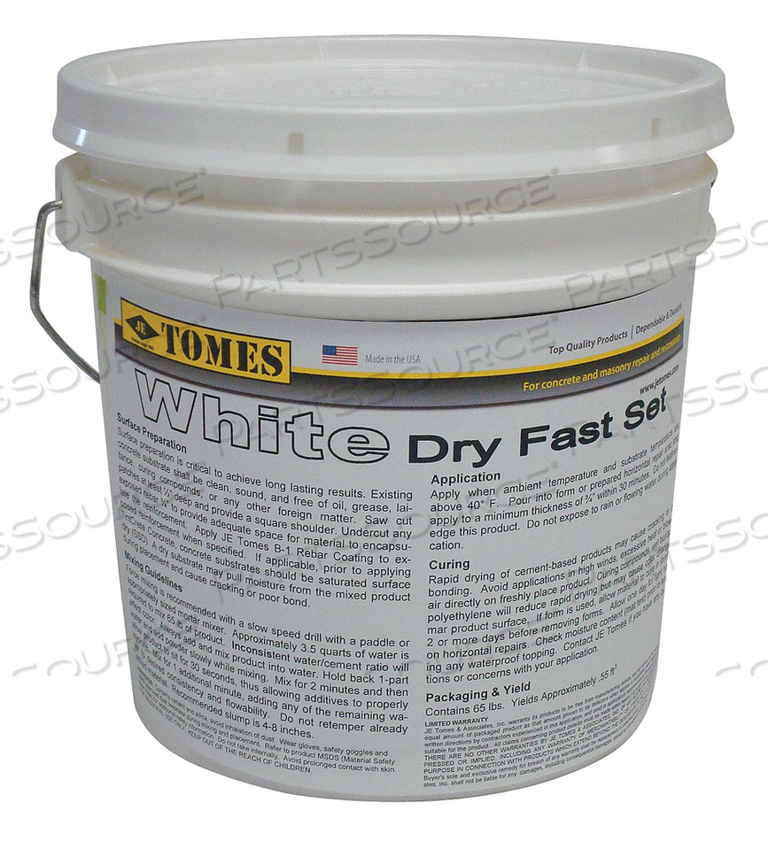 CONCRETE PATCH AND REPAIR 10 LB. PAIL by Dry Fast CONCRETE PATCH AND REPAIR 10 LB. PAIL by Dry Fast