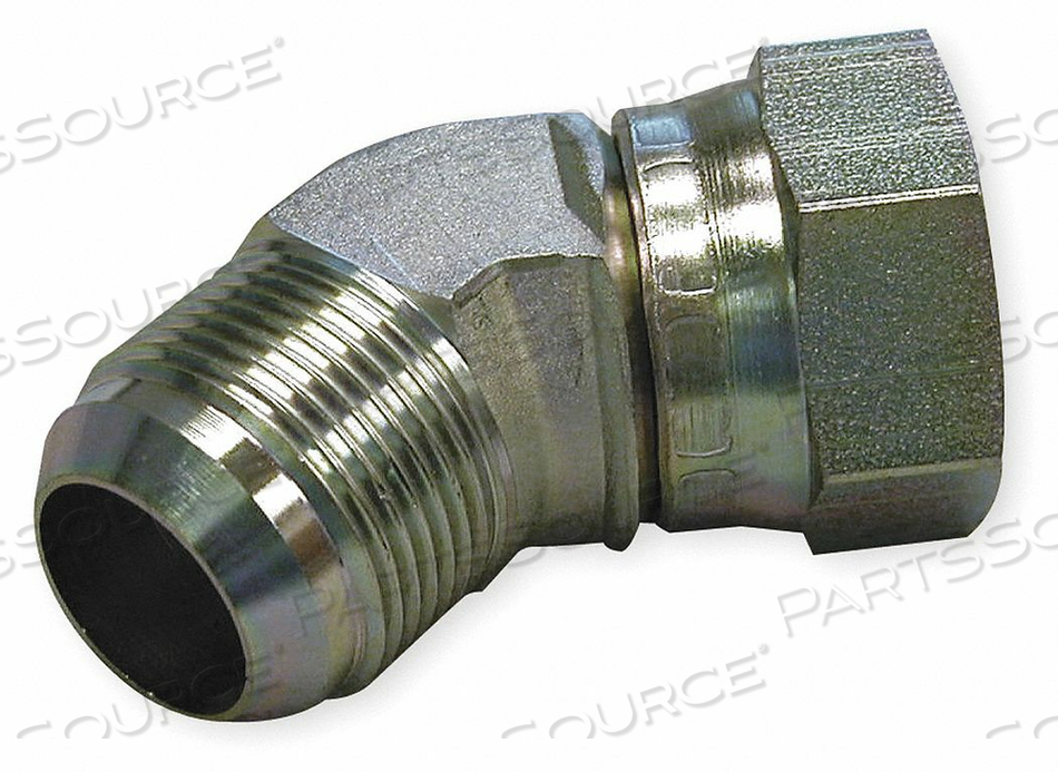 MALE ELBOW 45 DEG. 37 DEG. TUBE X JIC by Airway