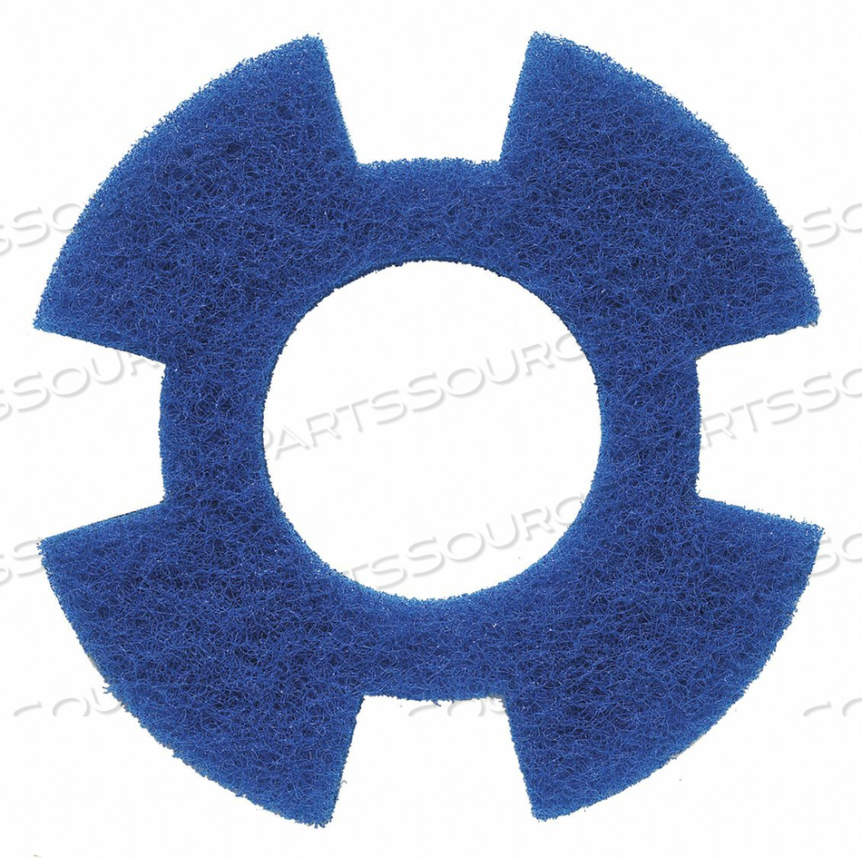 CLEANING PAD BLUE 9 PAD TRAPEZOID PK10 by I-Mop