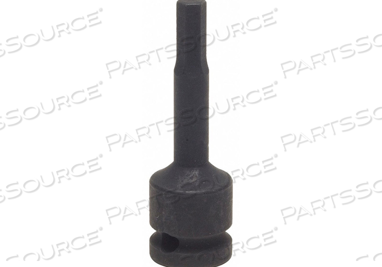 IMPACT SOCKET BIT, SAE, DRIVE SIZE 1/2 IN, OVERALL LENGTH 3 IN, TIP SIZE 1/2 IN, HEX, REPLACEABLE INSERT NO, ALLOY STEEL, BLACK OXIDE, IMPAC by Westward IMPACT SOCKET BIT, SAE, DRIVE SIZE 1/2 IN, OVERALL LENGTH 3 IN, TIP SIZE 1/2 IN, HEX, REPLACEABLE INSERT NO, ALLOY STEEL, BLACK OXIDE, IMPAC by Westward