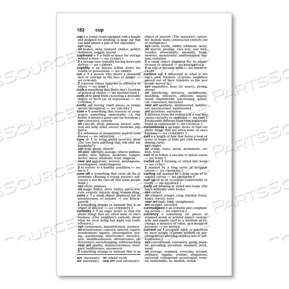 THESAURUS, PAPERBACK, 832 PAGES by Merriam Webster THESAURUS, PAPERBACK, 832 PAGES by Merriam Webster