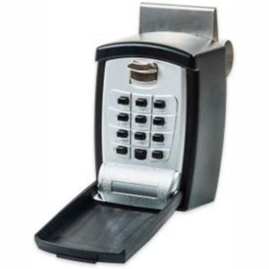 SECURITY KEYGUARD KEY STORAGE LOCK BOX, HOLDS 1-5 KEYS, BLACK by FJM Security Products SECURITY KEYGUARD KEY STORAGE LOCK BOX, HOLDS 1-5 KEYS, BLACK by FJM Security Products