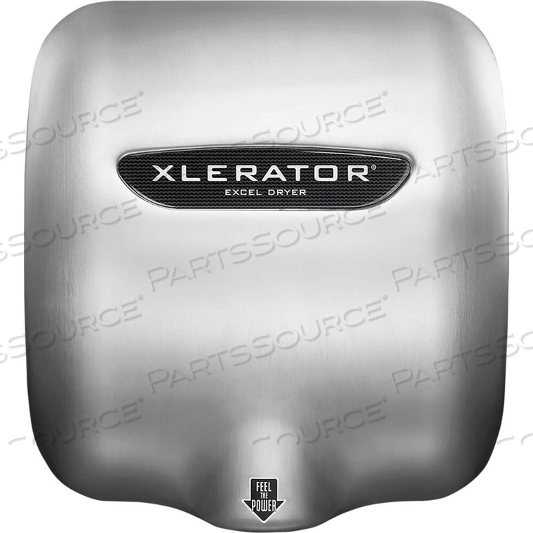 XLERATOR AUTOMATIC HAND DRYER, BRUSHED STAINLESS STEEL, 208-277V by Excel Dryer XLERATOR AUTOMATIC HAND DRYER, BRUSHED STAINLESS STEEL, 208-277V by Excel Dryer