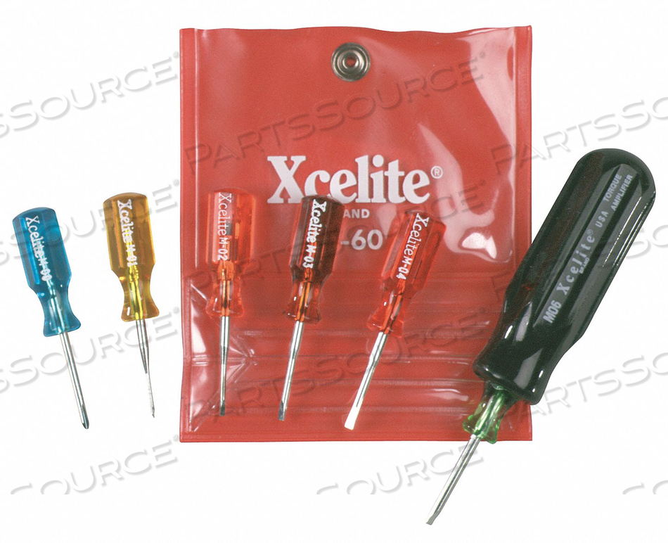 JEWELERS SCREWDRIVER KIT SL/PH 7 PCS. by Xcelite JEWELERS SCREWDRIVER KIT SL/PH 7 PCS. by Xcelite