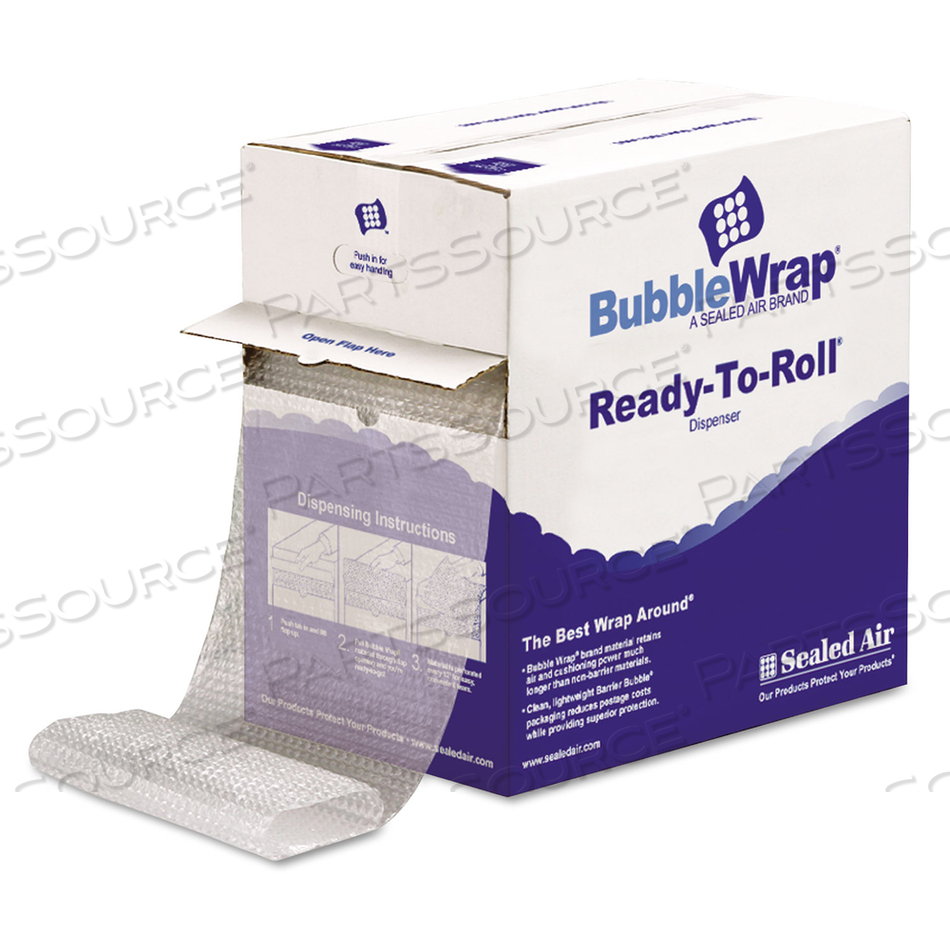 BUBBLE WRAP, SELF-CLINGING AIR-CUSHIONED, 3/16" THICK, 12" X 175FT 